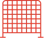 Temporary fence panel